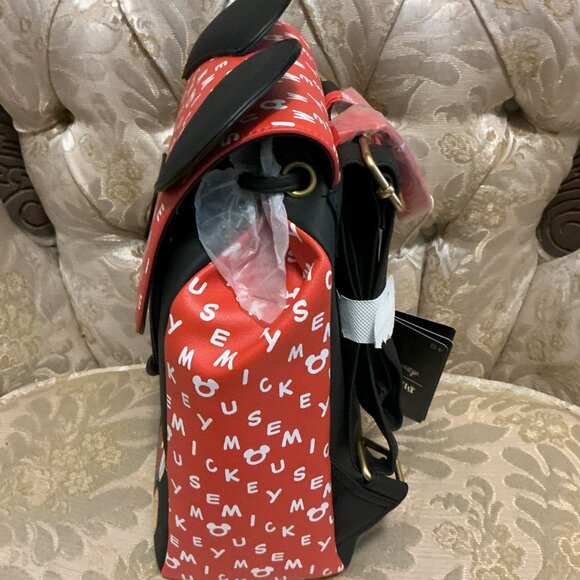 Mickey Mouse Loungefly Drawstring Backpack and Wallet Set - Picture 6 of 8